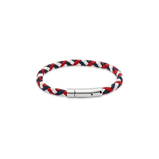 Gents GBR Leather Bracelet 23cm