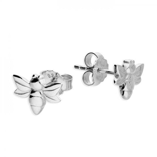 Sterling Silver Earrings - Small Baby Bee