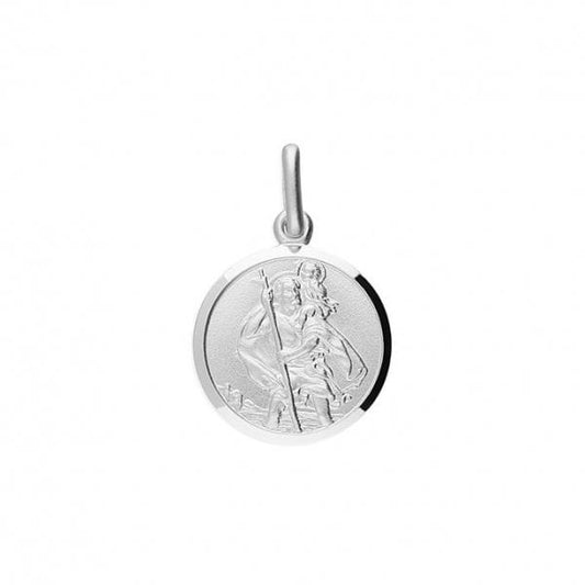 Sterling Silver St Christopher 14mm