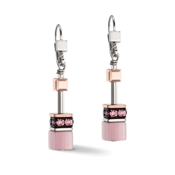Geocube Lilac Earrings