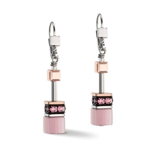 Geocube Lilac Earrings