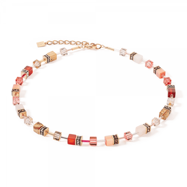 Red-Beige Necklace