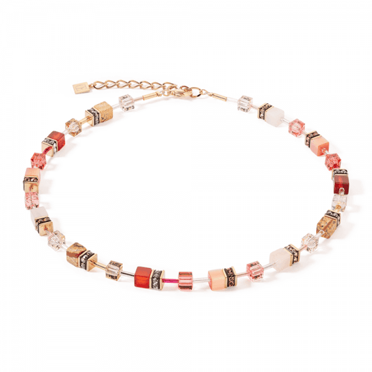 Red-Beige Necklace