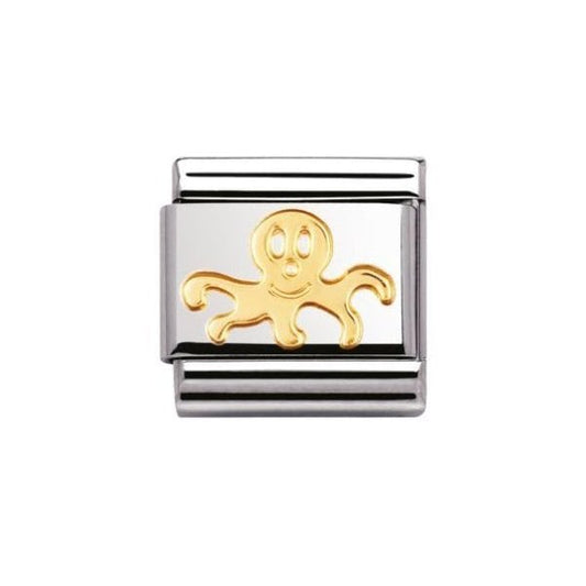 Gold Octopus Charm