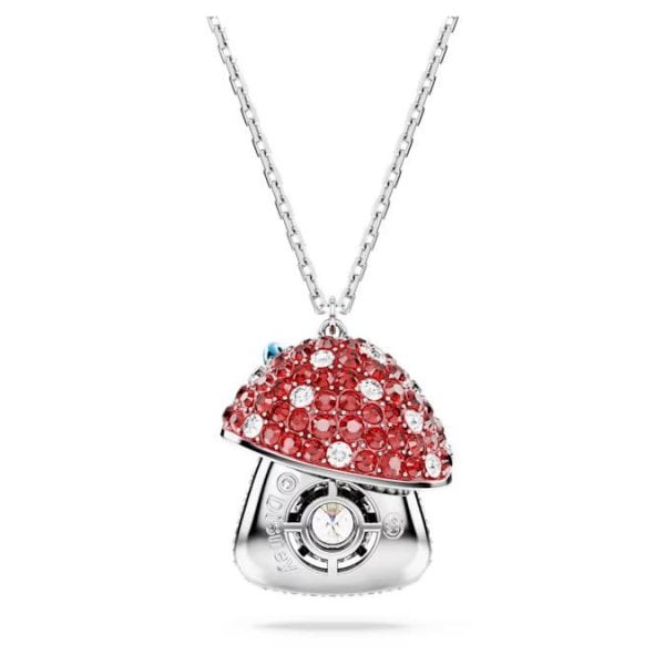 Alice in Wonderland pendant, Mushroom, Red