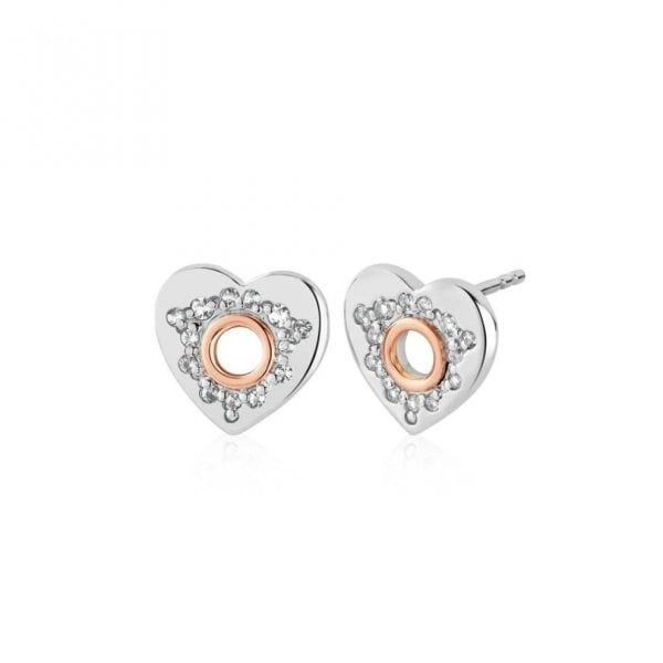 Cariad Sparkle Stud Earrings