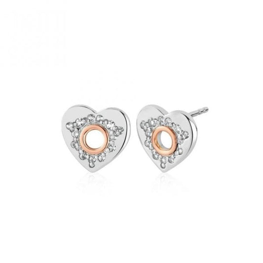 Cariad Sparkle Stud Earrings