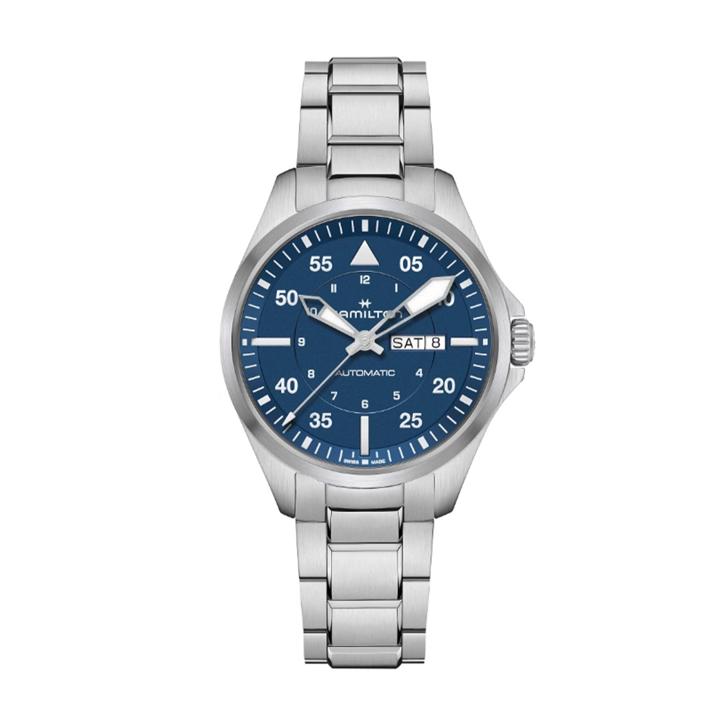 Khaki Aviation Pilot Day Date 42mm Gents Watch