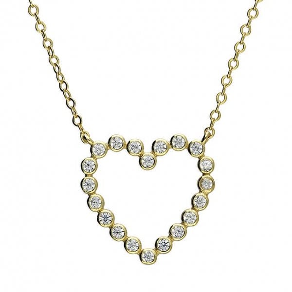 Yellow Gold Plated Necklace 41-46cm