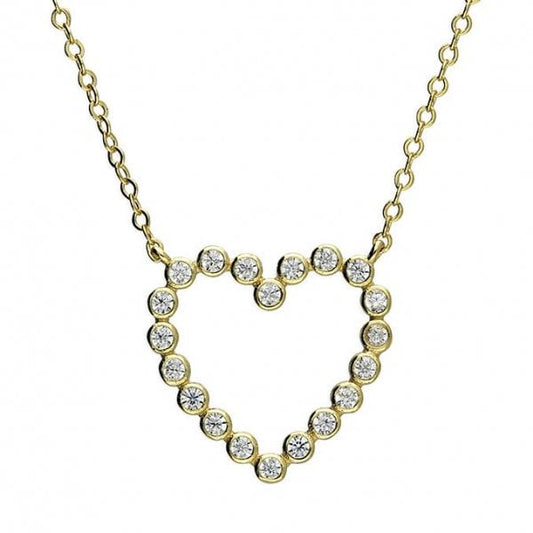 Yellow Gold Plated Necklace 41-46cm