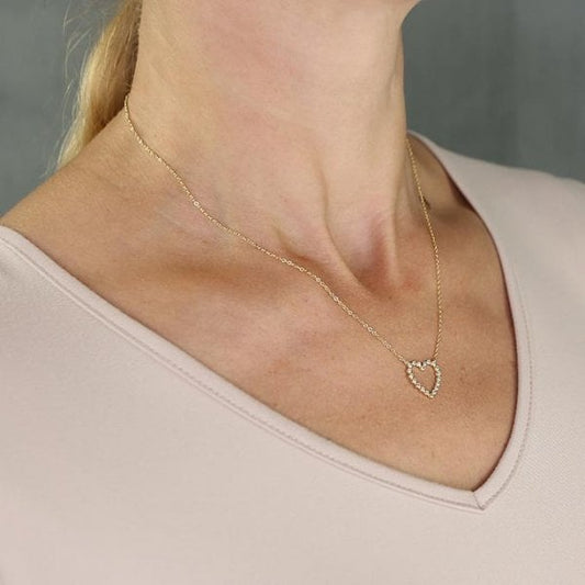 Yellow Gold Plated Necklace 41-46cm