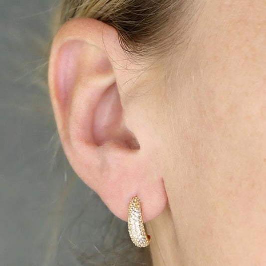 Yellow Gold Plated Earrings