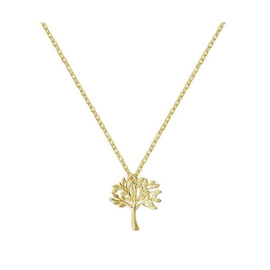 9CT YELLOW GOLD LADIES' PENDANT ON 16+2 INCH CHAIN