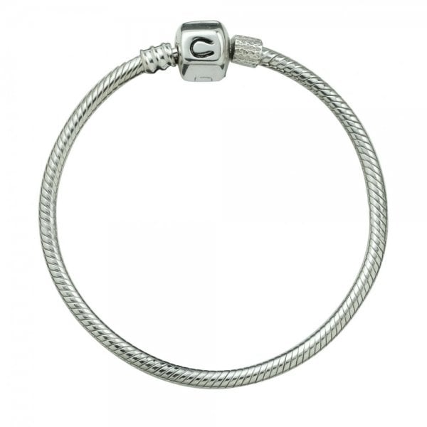 Silver Snap Bracelet 9.1 inches/23.1cm