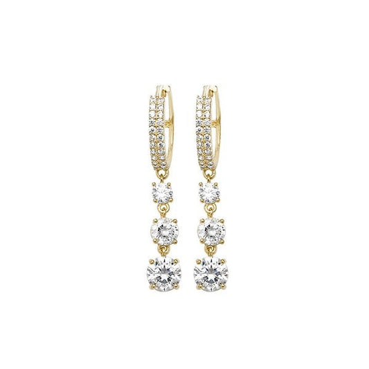 9CT YELLOW GOLD DROP EARRINGS