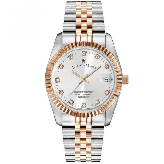Inspiration 36mm Silver and Rose Gold Steel