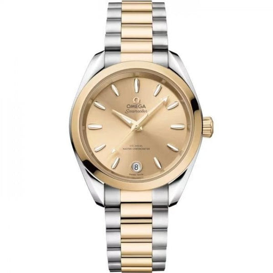 SEAMASTER AQUA TERRA SHADES GOLD ON STEEL 34MM