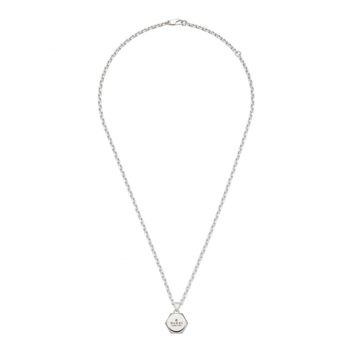 Gucci Trademark Necklace Silver