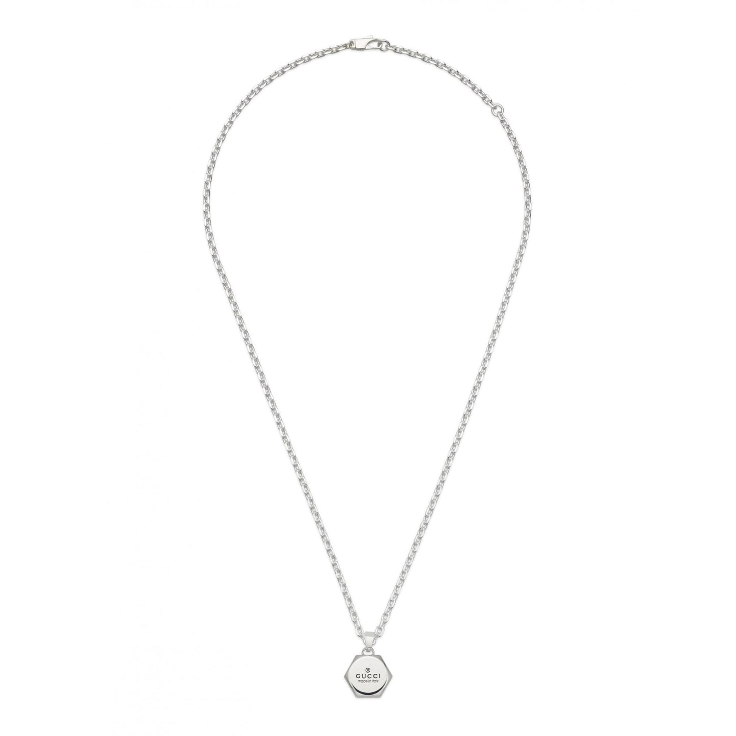 Gucci Trademark Necklace Silver