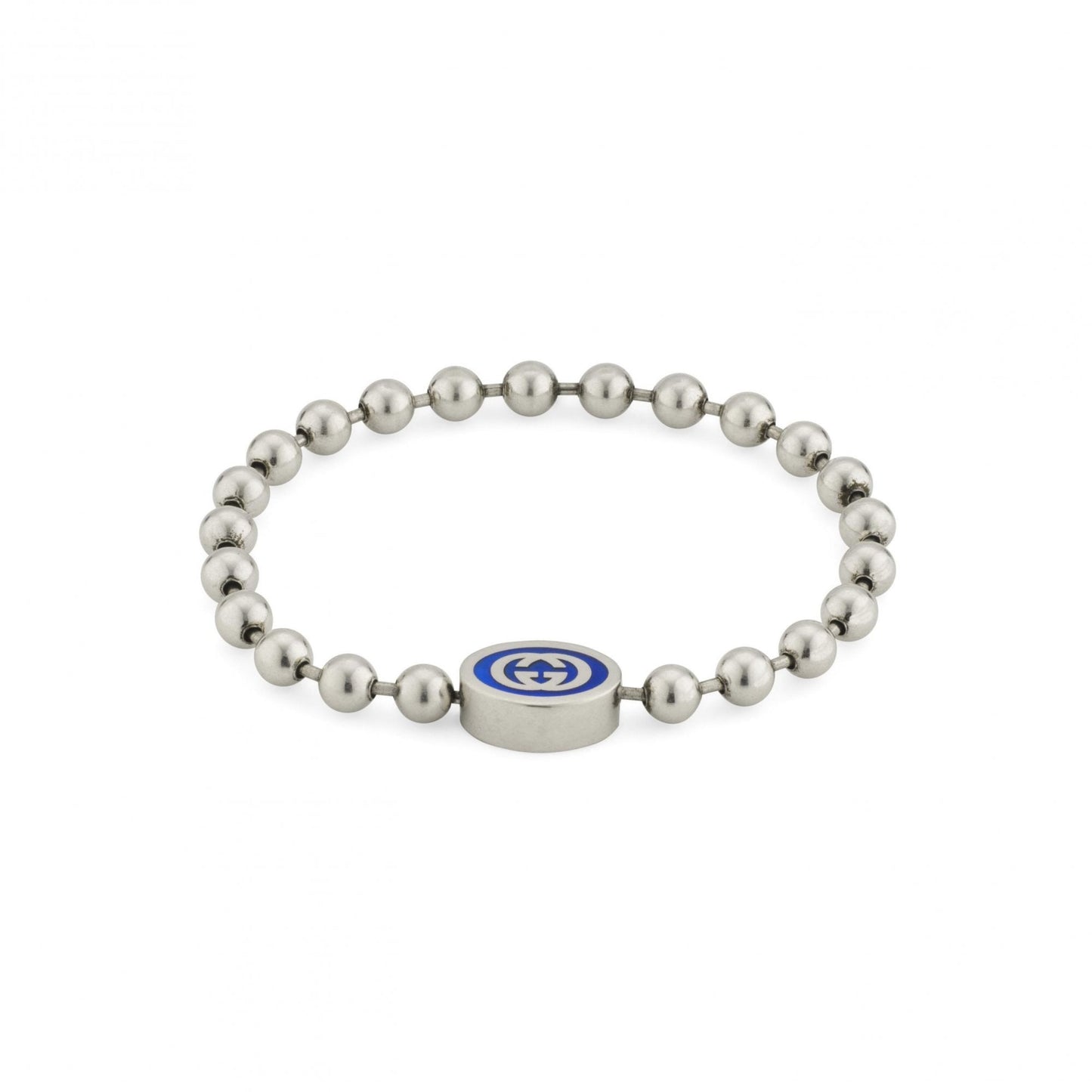Boule Bracelet Blue Enamel Size 19