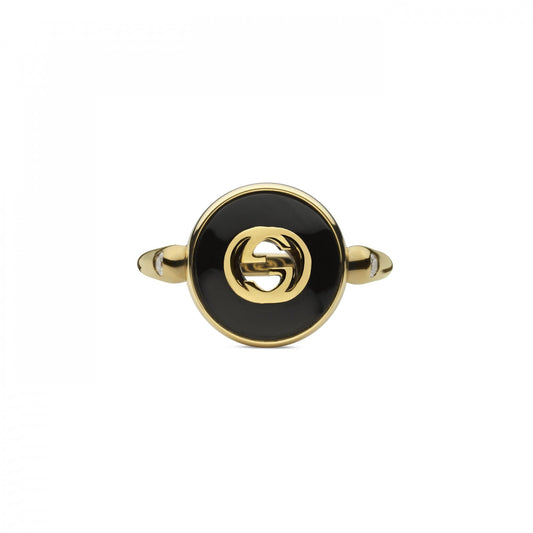 Gucci Interlocking Ring 12mm Size 13
