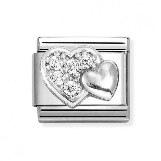 Raised Hearts Charm