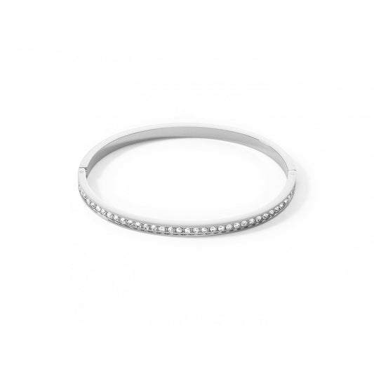 Silver & Crystal Bangle