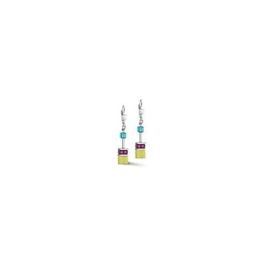 Multicolour Geocube Earrings