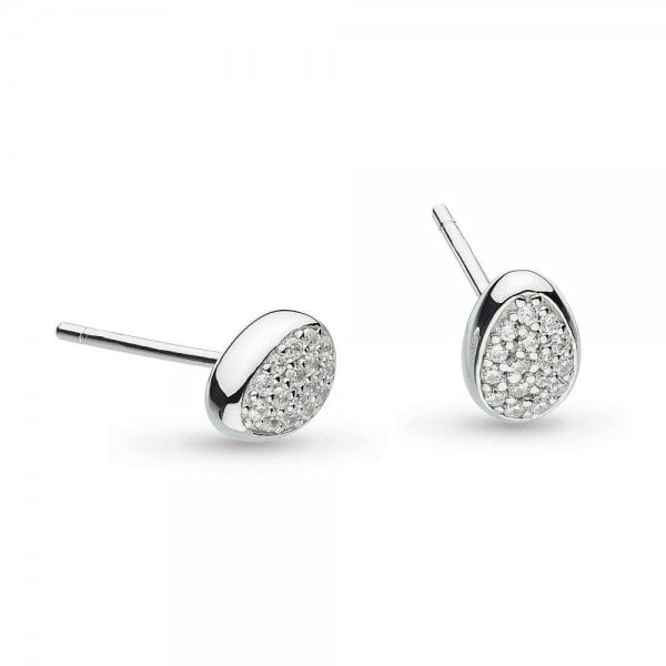 Coast Pebble Glisten Cubic Zirconia Stud Earrings