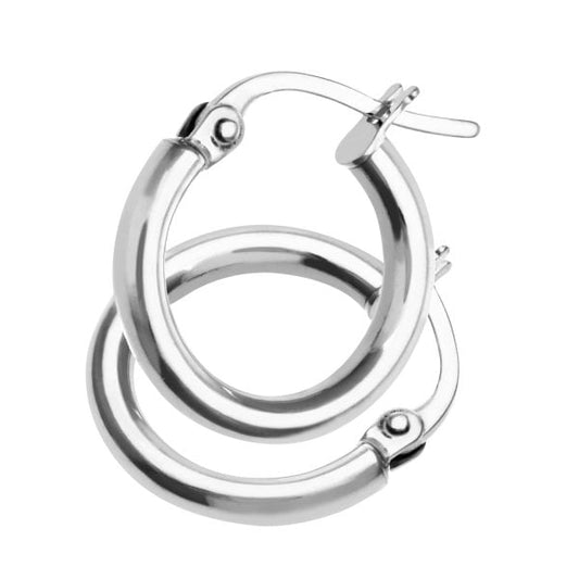 White Gold Earrings