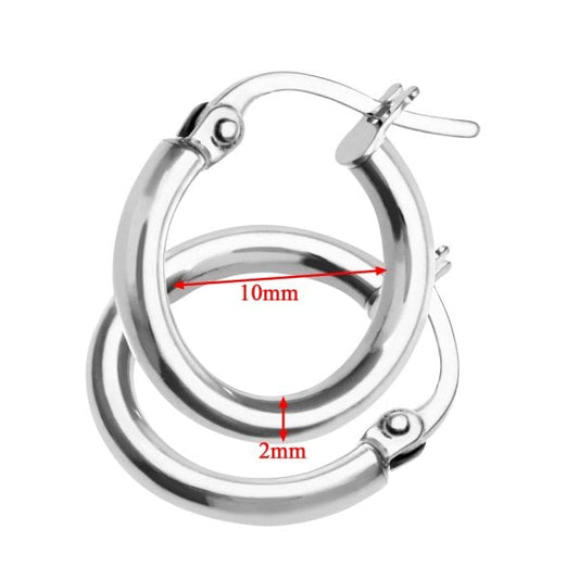 White Gold Earrings