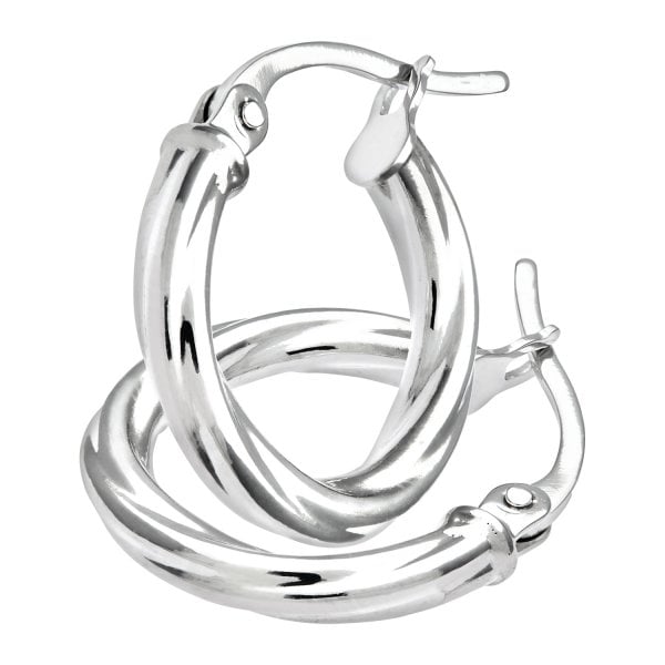 White Gold Earrings