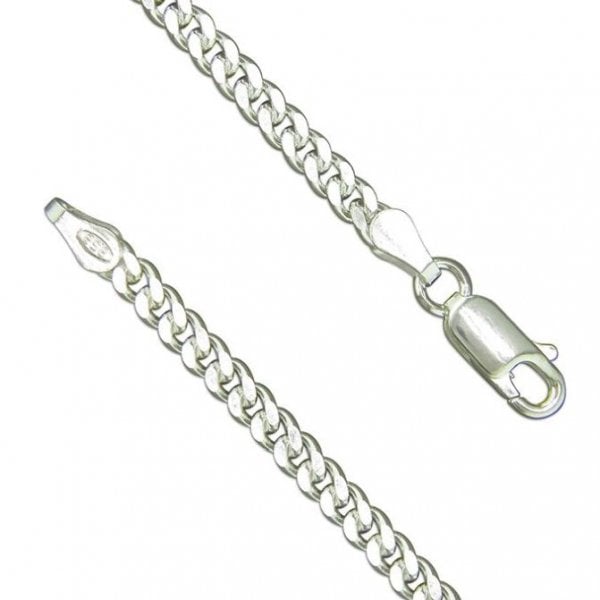Sterling Silver Necklace 51cm