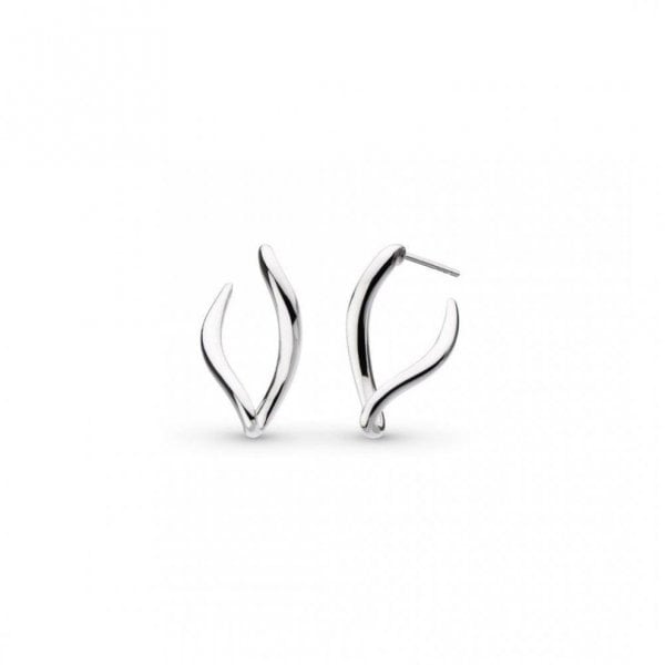 Entwine Twine Link RP Hoop Earrings