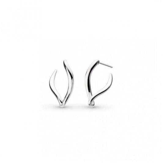 Entwine Twine Link RP Hoop Earrings