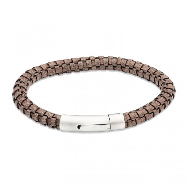 Gents Leather Bracelet 21cm