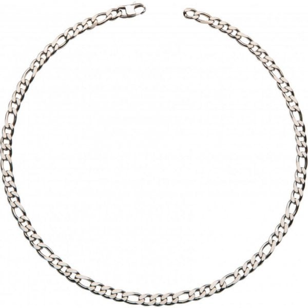 Steel Figaro Necklace - LAK-182