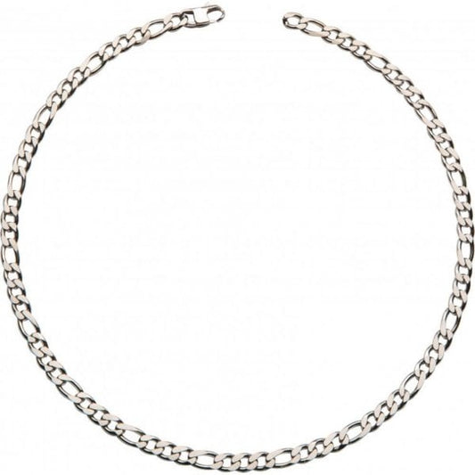 Steel Figaro Necklace - LAK-182