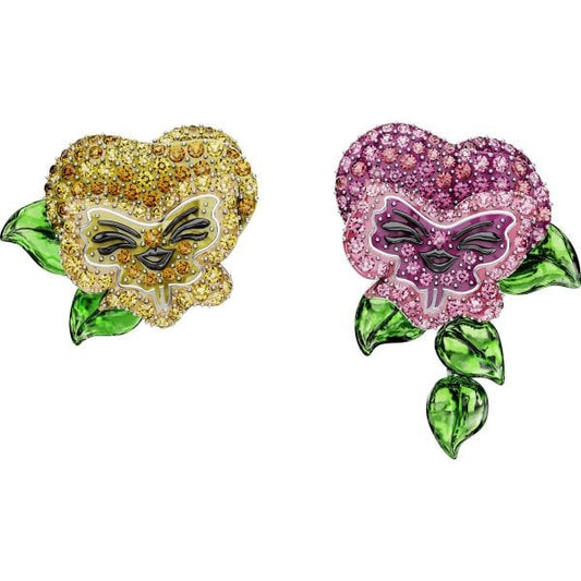 Alice in Wonderland stud earrings, Flower