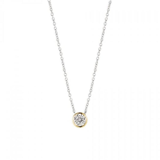 Silver CZ Necklace