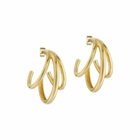 Henreta Triple Hoop Earrings