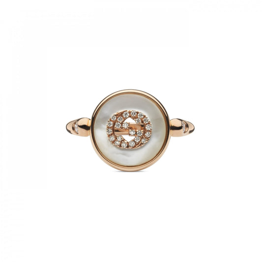 Gucci Interlocking G Ring 12mm - Size 14