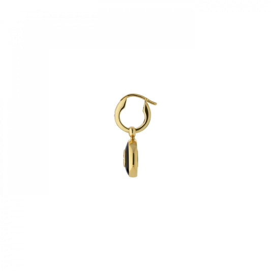 Gucci Interlocking Earrings in Yellow Gold