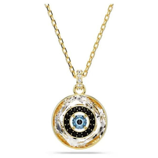 Symbolica pendant, Evil eye, Small, Multi, Gold