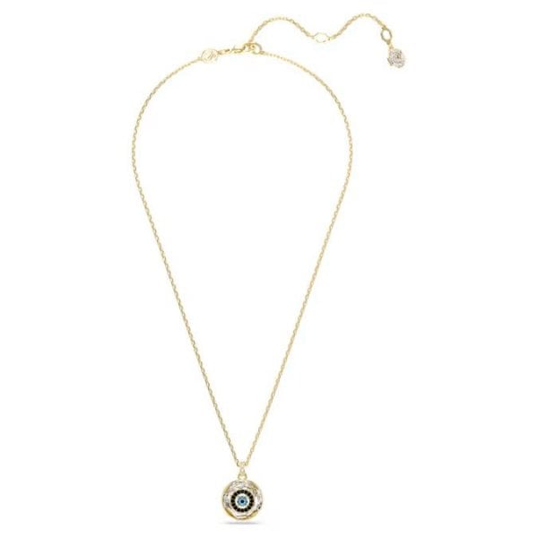 Symbolica pendant, Evil eye, Small, Multi, Gold