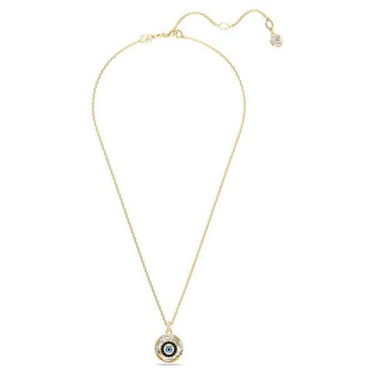 Symbolica pendant, Evil eye, Small, Multi, Gold