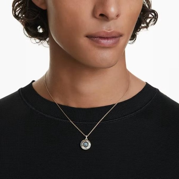 Symbolica pendant, Evil eye, Small, Multi, Gold