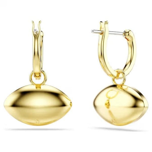 Symbolica drop earrings, Evil eye, Blue, Gold-tone