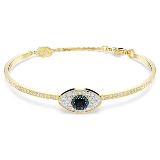 Symbolica bangle, Evil eye, Blue, Gold, Medium