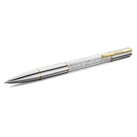 Crystalline Lustre ballpoint pen, Silver tone, Mix